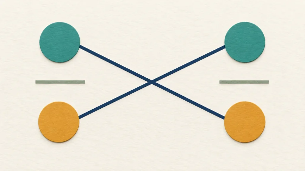 Educational illustration for Why Does Cross-Multiplication Work In Proportions?