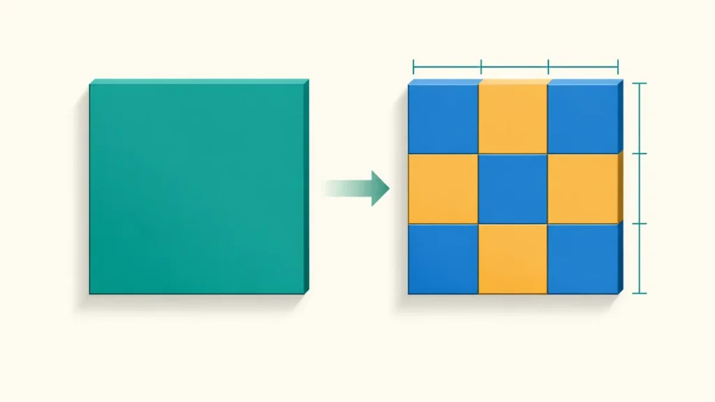 Educational illustration for Why Does Converting Square Units Require Squaring The Conversion Factor?